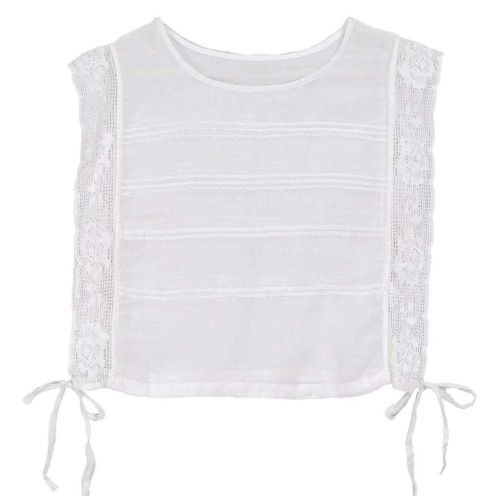 Femme Spids-Detail Løst Skåret Top Stilla