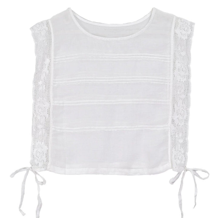 Femme Spids-Detail Løst Skåret Top Stilla