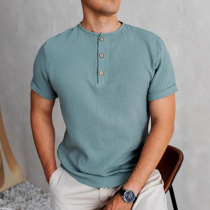 Herrer kortærmet Button-Down skjorte Stilla