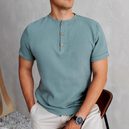 Herrer kortærmet Button-Down skjorte Stilla