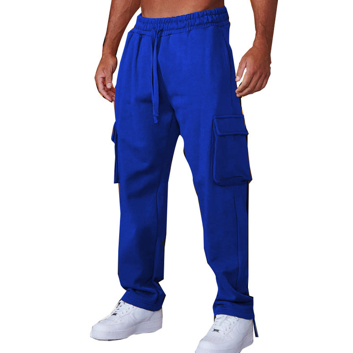 Herren Cargo-Joggingbukser med elastisk talje og multifunktionelle lommer Stilla 1754373381