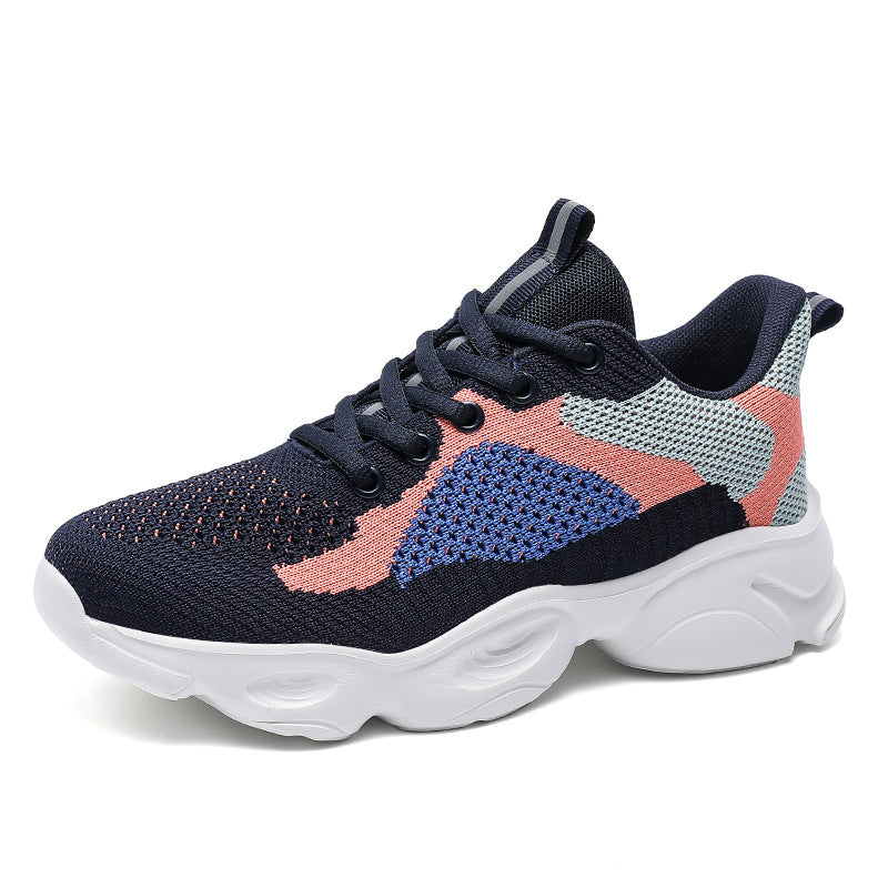 Dame mode Åndbare Sneakers med trendy design og fleksibel sål Stilla