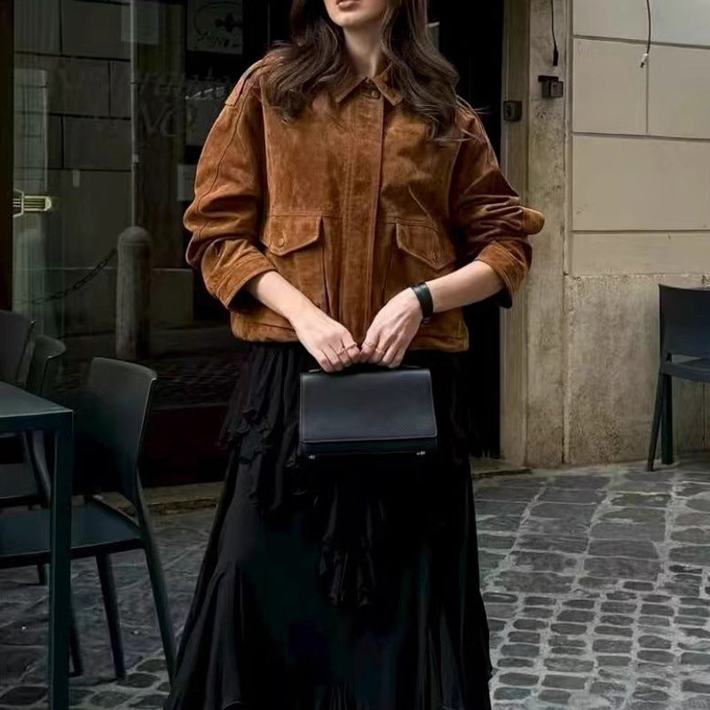 Kvinder elegant letvægtsjakke med oversized snit og praktiske lommer Stilla