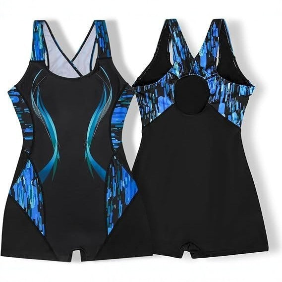 Dame Sportslig one-piece badedragt Skovae