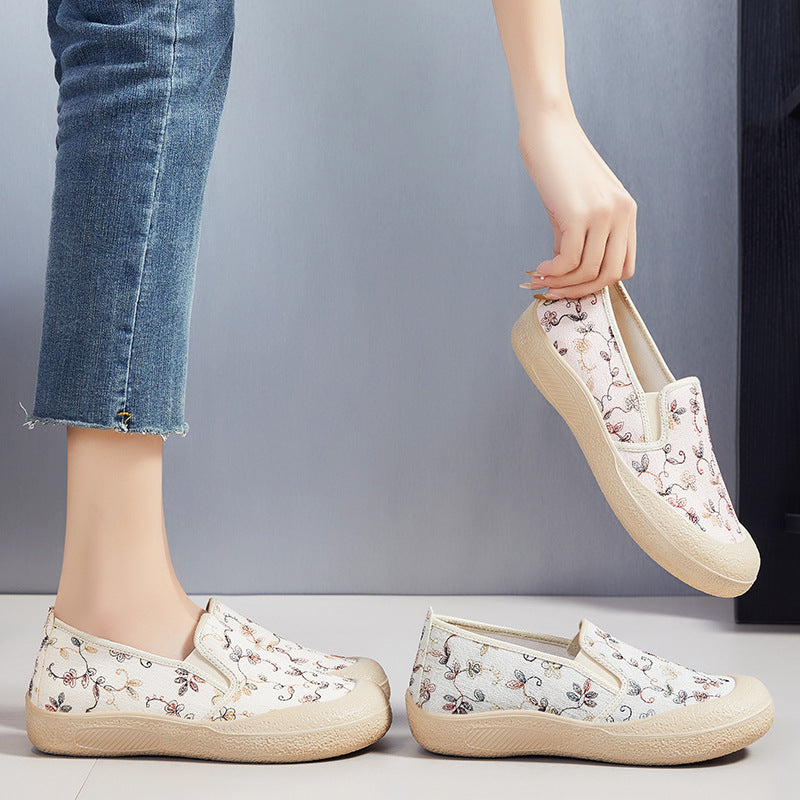 Femme Floral Bestickte Slipper Stilla