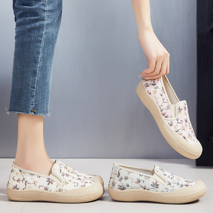 Femme Floral Bestickte Slipper Stilla