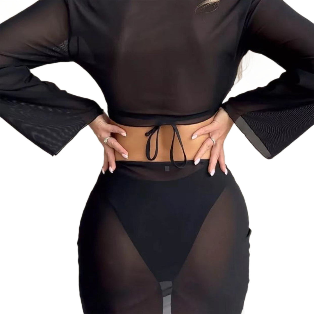 Damer Mode Wrap Badeoutfit Skovae