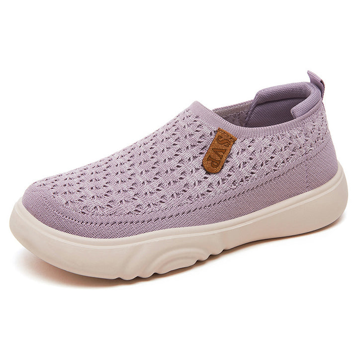 Femme Strik Slip-On Gå Sko Stilla