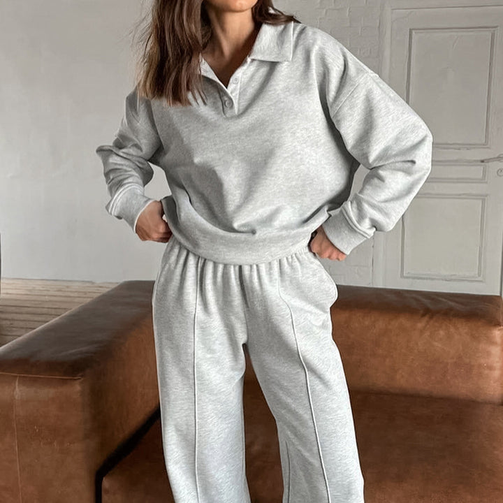 Dame Sporty Lounge-Sæt med blødt materiale og stilfuld pasform Stilla