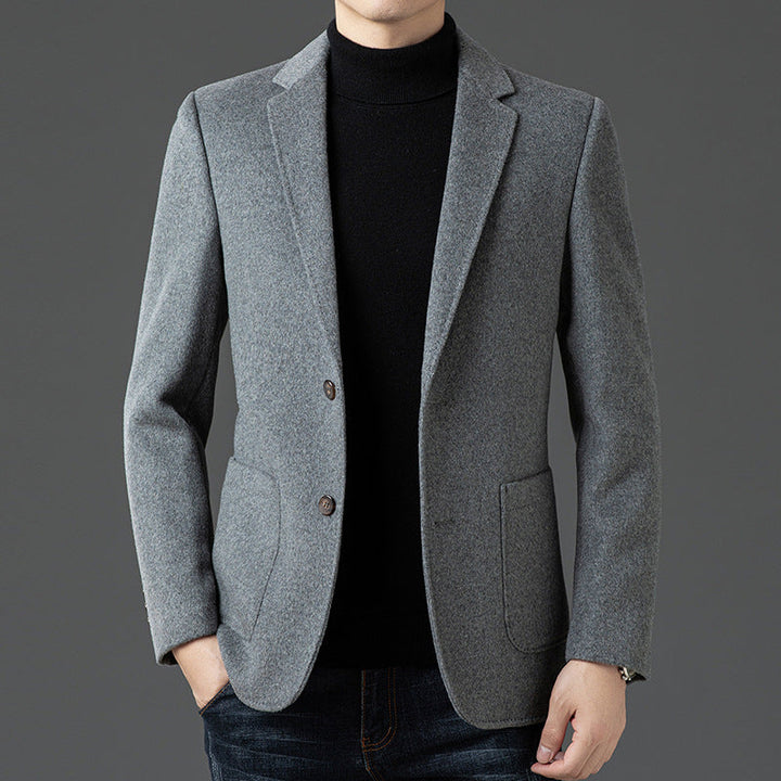 Stilla | Uld Slim Fit Reverskrave To Knap Business Fritid