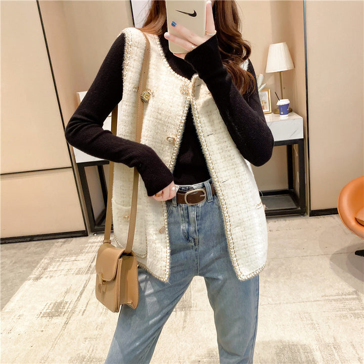 Femme Elegante Tweed-Jakke Stilla