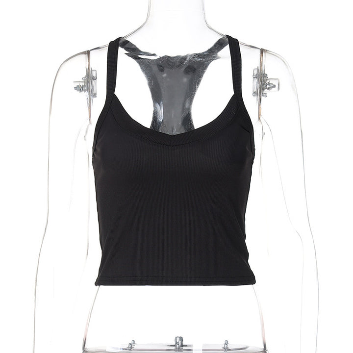 Dame Sports Crop-top med justerbare stropper og åndbart materiale Stilla