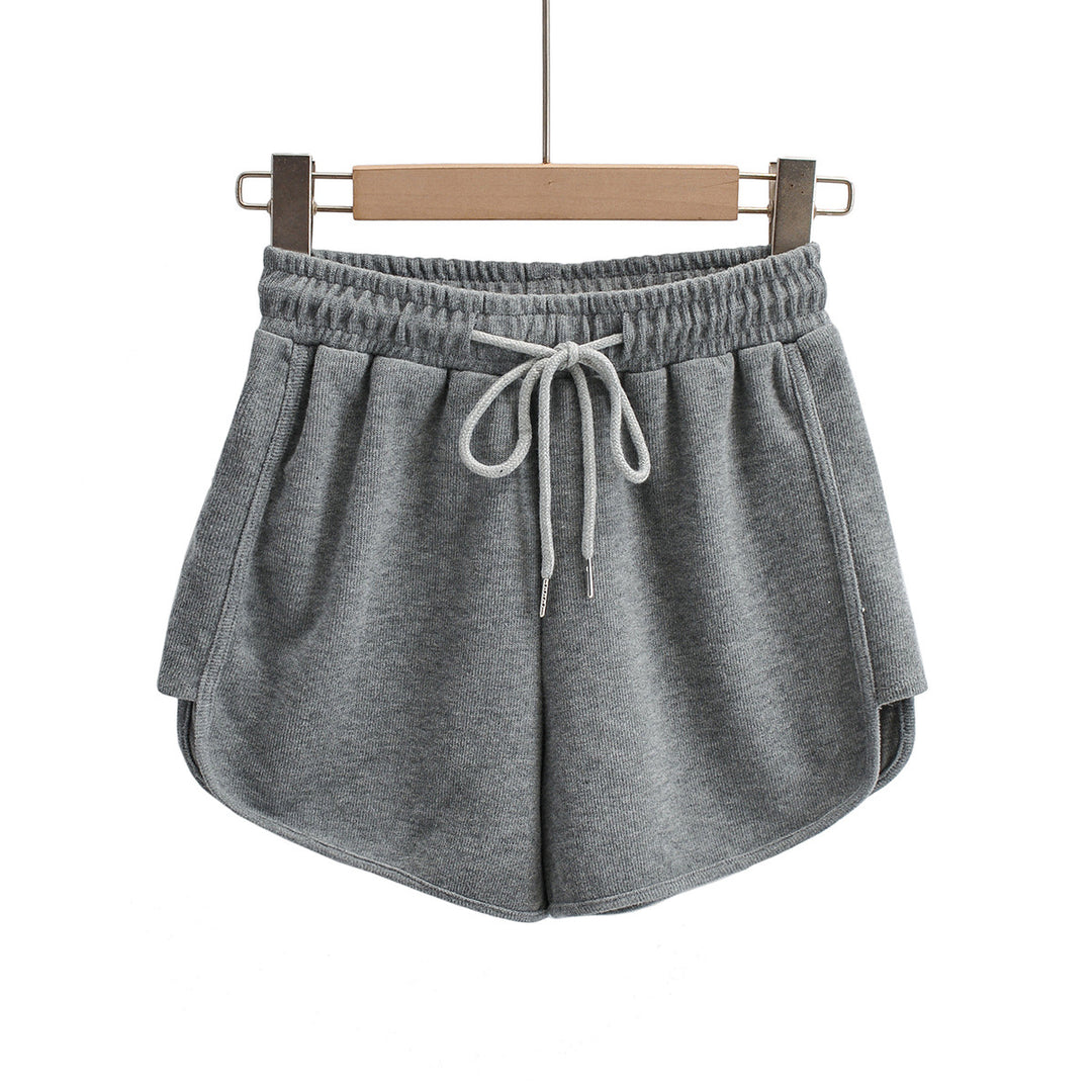 Damer Sportlige fritidsh pants med elastisk talje og sidelommer Stilla