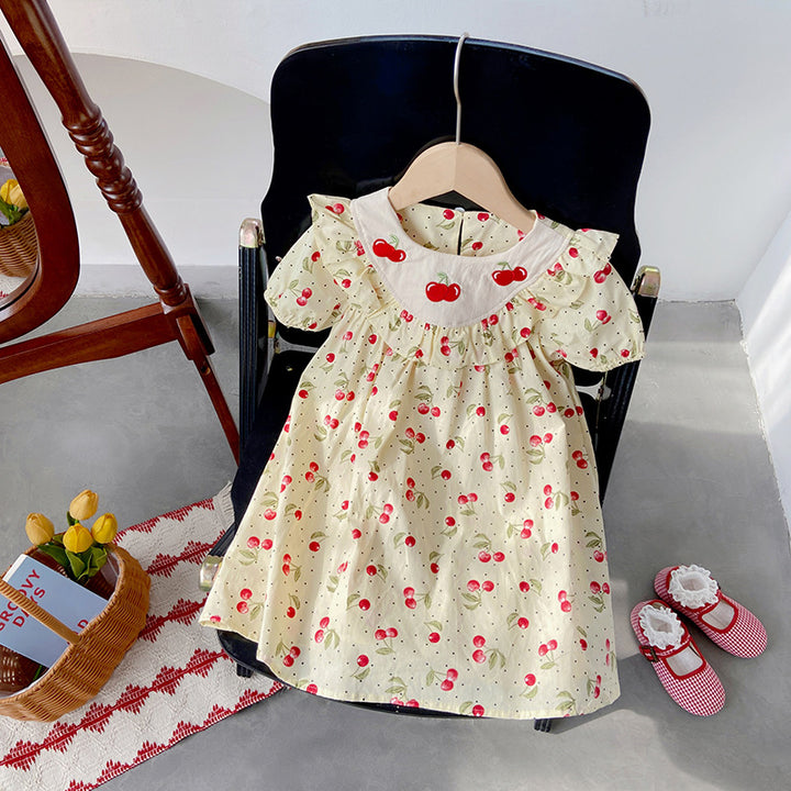 Piger Blomster mønster Kjole Stilla