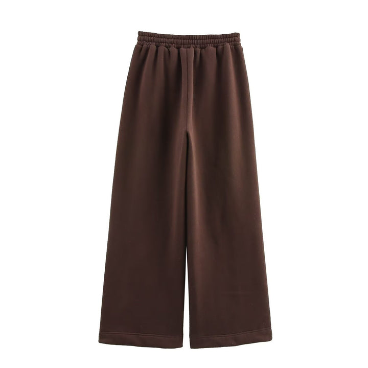 Femme Relaxed Bred Sweatpants med Kontraststriber Stilla