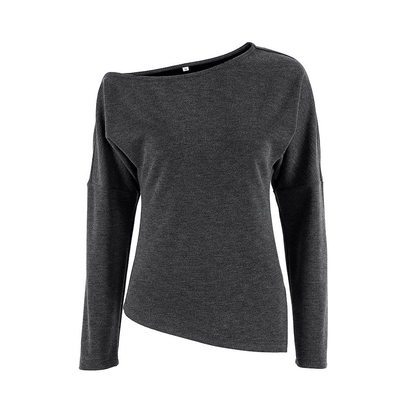 Damer Asymmetrisk Off-Shoulder-Skjorte med lange ærmer og stilfuld snit Stilla