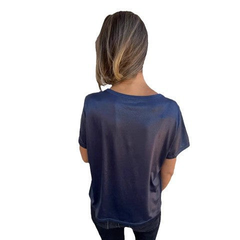 Dame Skinnende Kortærmet T-shirt Stilla