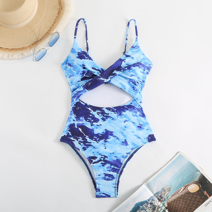 Dame Cut-Out Twist Enkel Bade Suit Stilla