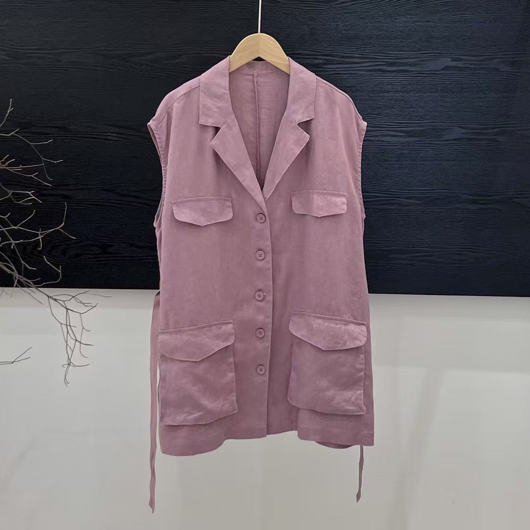 Femme Utility-vest med lommer Stilla