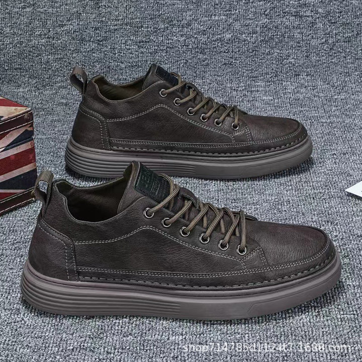 Herre Fritids Læder Ankel Sneakers Stilla