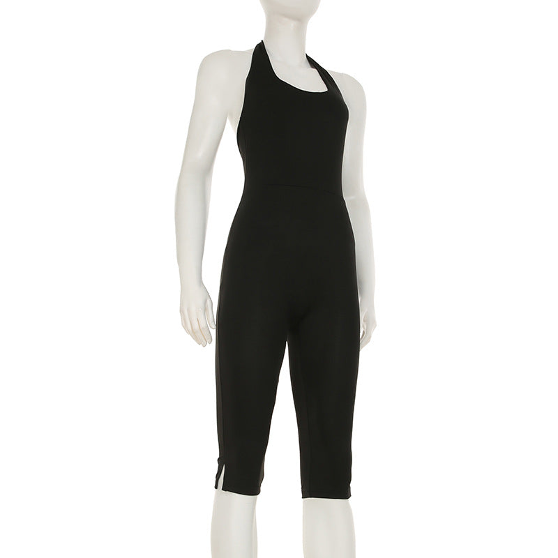 Dame kropsnær jumpsuit med dyb rygudskæring og rent design Skovae