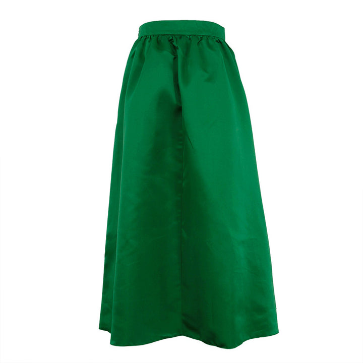 Dame Elegant Maxi-nederdel i flydende stof med elastisk liv Stilla