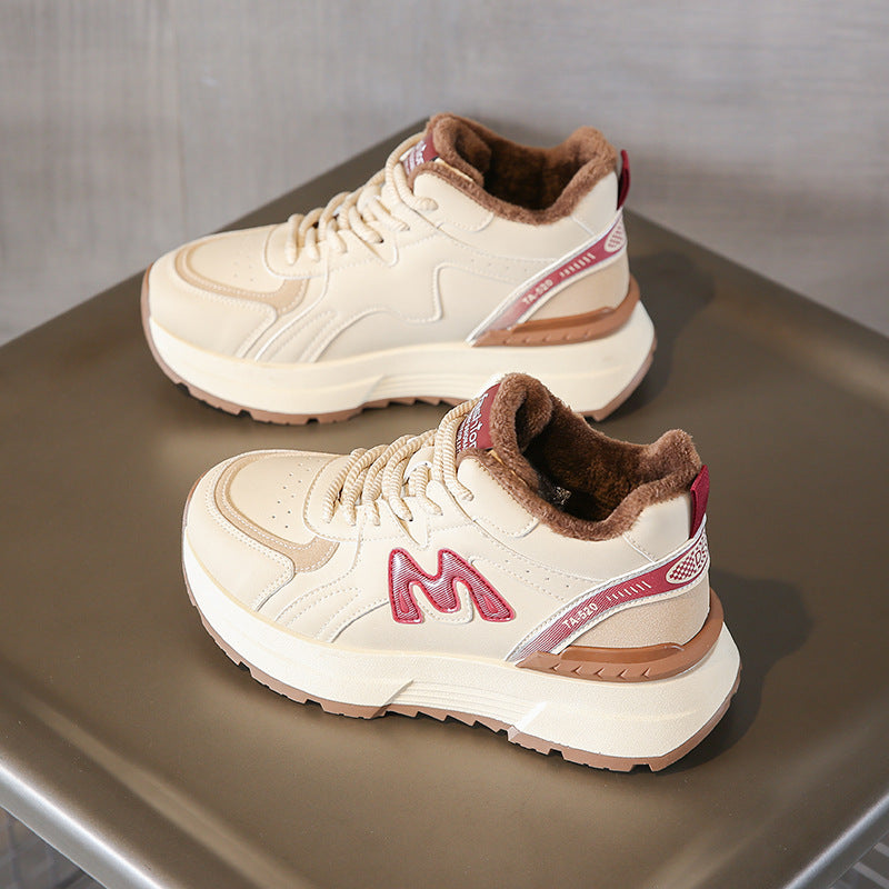 Dame mode vinter sneakers med hyggeligt indvendigt foer og stabiliserende sål Stilla