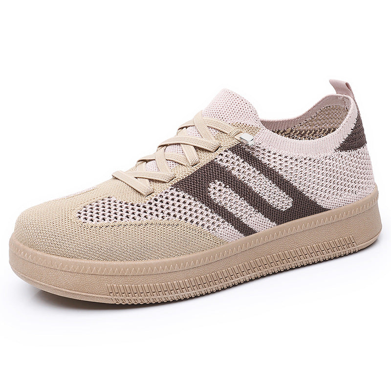 Femme Åndbare Strik Snørebånd Sneakers Stilla