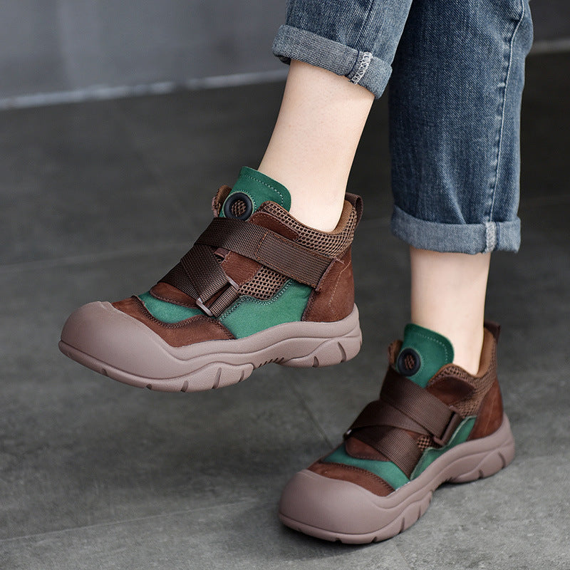 Dame fritids-sneakers med innovativt klatresko-design og åndbart mesh-overflade Stilla