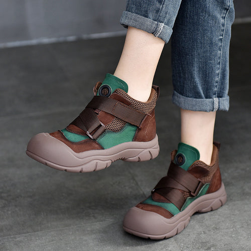 Dame fritids-sneakers med innovativt klatresko-design og åndbart mesh-overflade Stilla