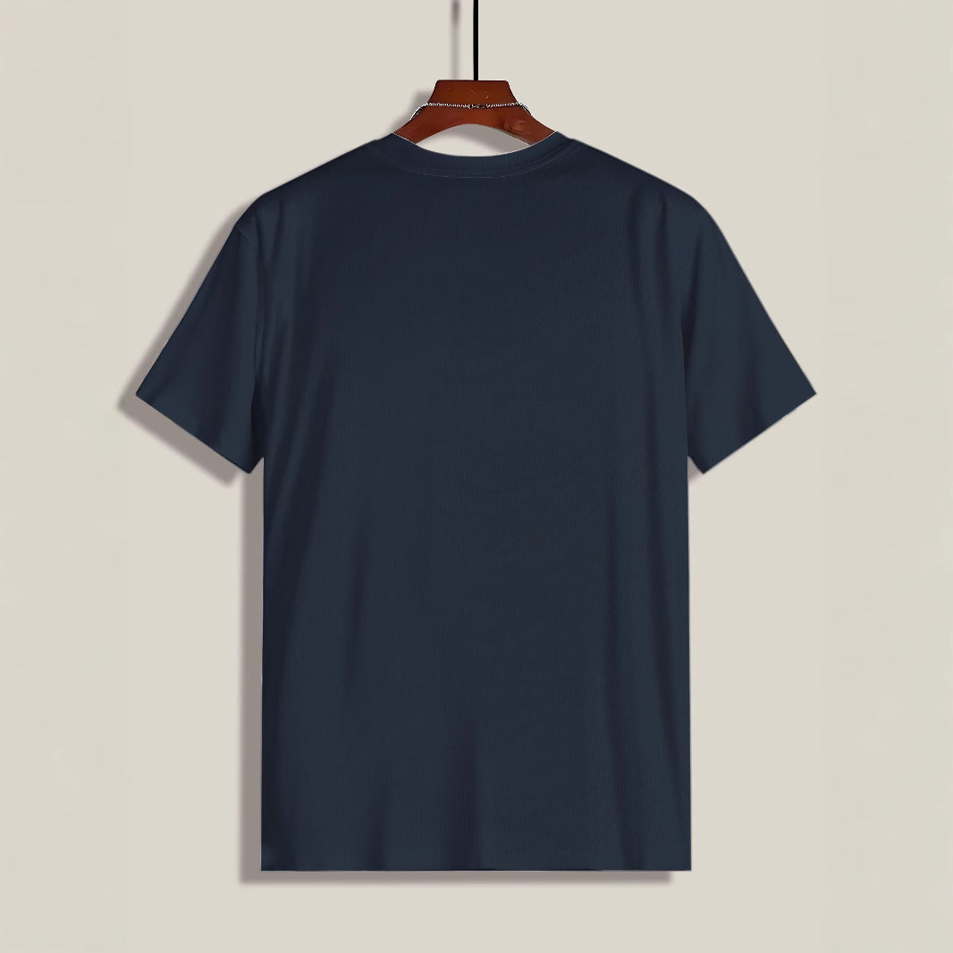 Herrer T-shirt med kreativt tro-motiv og høj kvalitets bomuldsmateriale Stilla