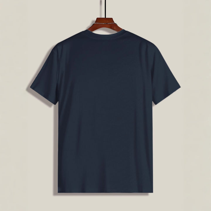 Herrer T-shirt med kreativt tro-motiv og høj kvalitets bomuldsmateriale Stilla