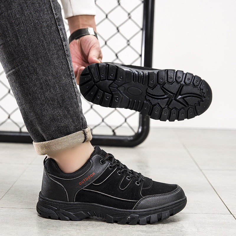 Herre multifunktionelle udendørs sneakers med skridsikker sål og optimal dæmpning Stilla