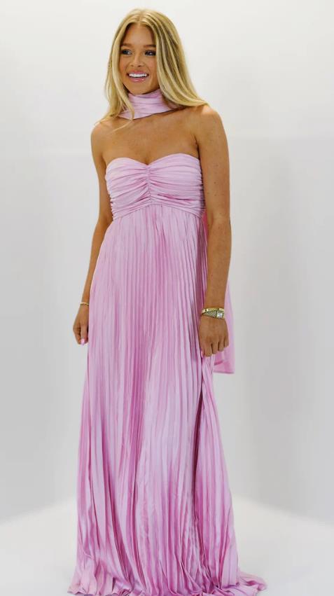 Damer elegante Maxi-nederdele med plisseringer Skovae