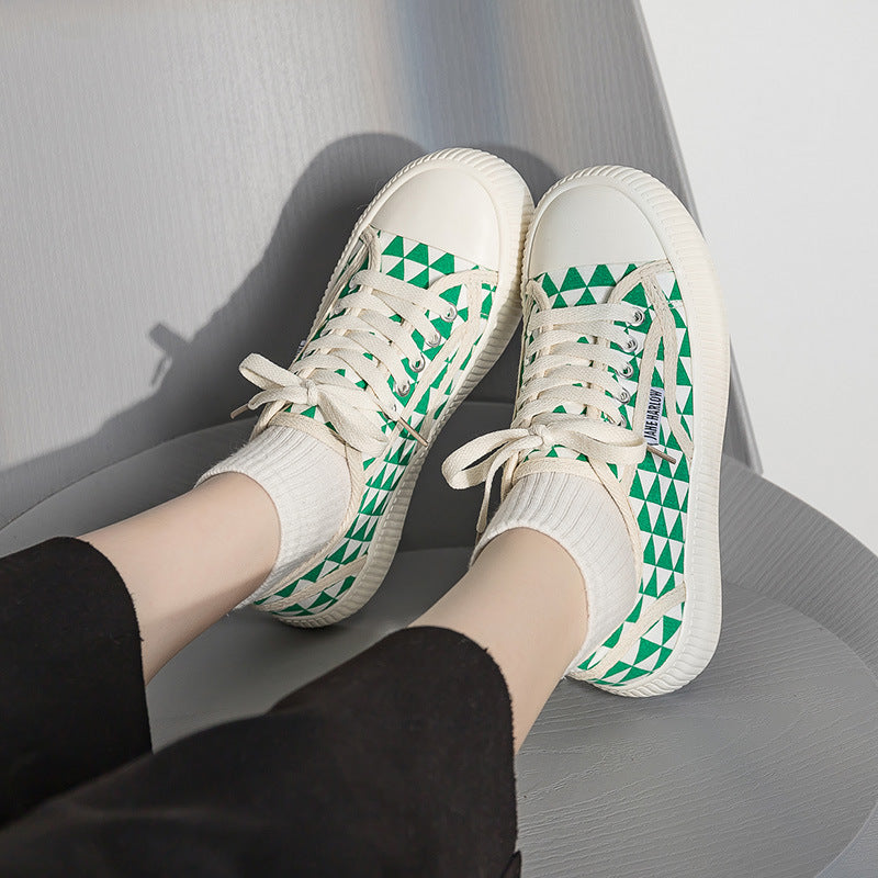 Dame Sneakers med grafisk print og tyk sål Stilla