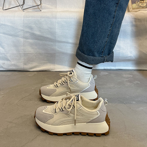 Dame Sporty Sneakers med åndbar struktur og skridsikker profil sål Stilla