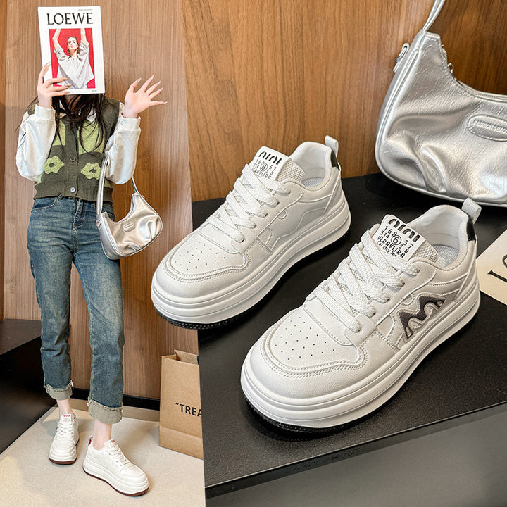 Dame Chunky Sneakers med støddæmpende sål og stilfuldt design Stilla