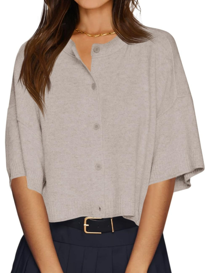 Femme Cozy Button-Up Cardigan Stilla