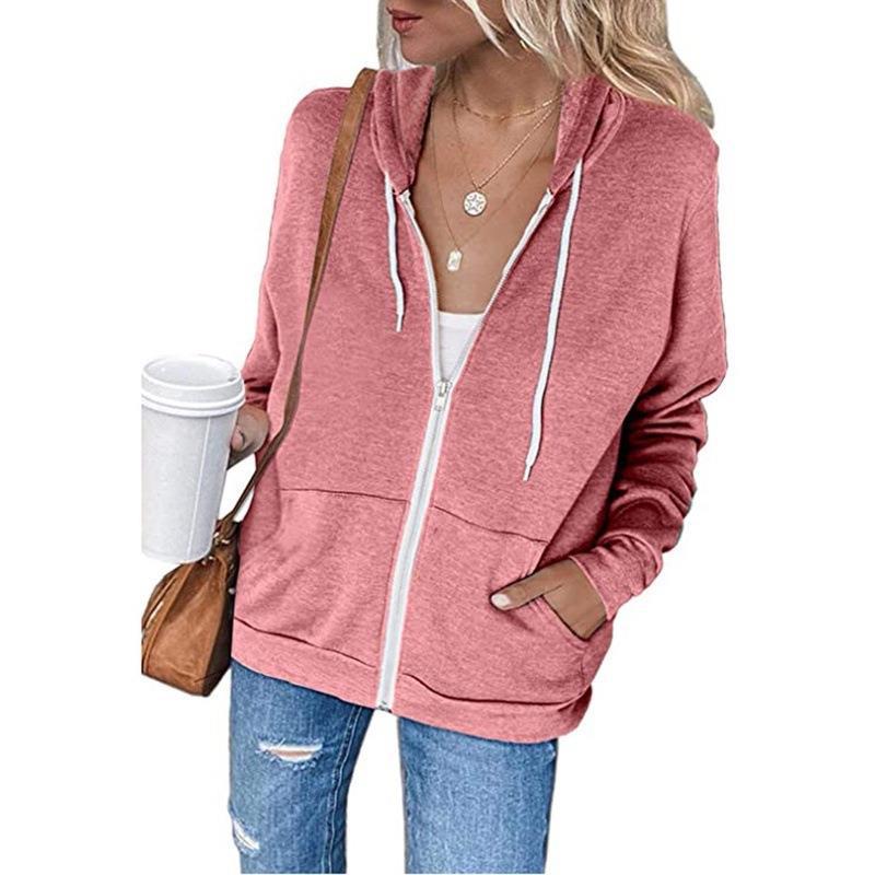 Kvinders casual hoodie lavet af letvægts, åndbart materiale med praktiske lommer Stilla
