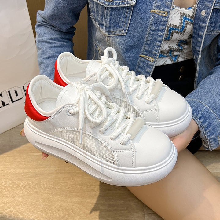 Dame Sporty Sneakers med åndbart mesh-overmateriale og polstret sål Stilla