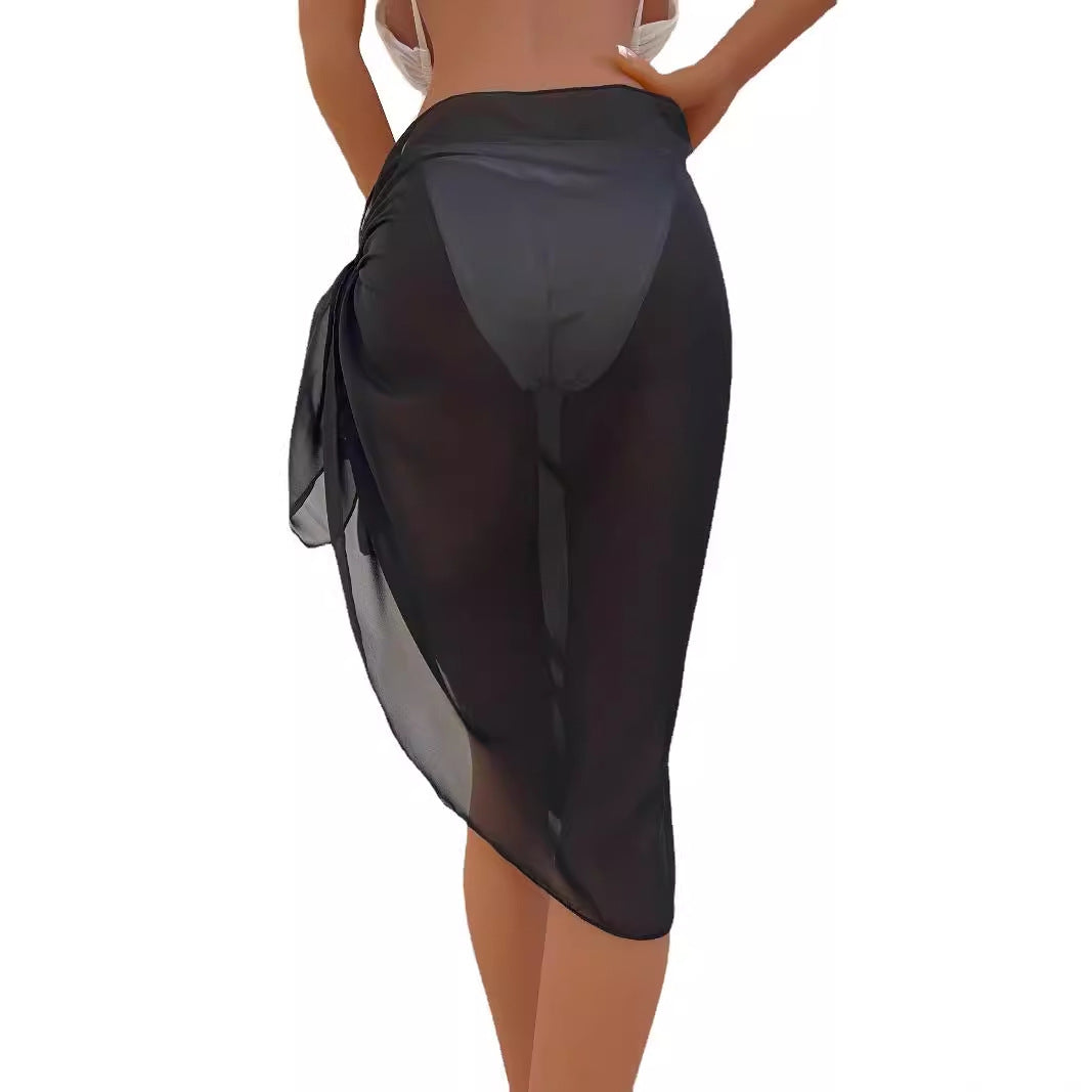 Dame elegant beachy Sarong med binde-detalje Skovae
