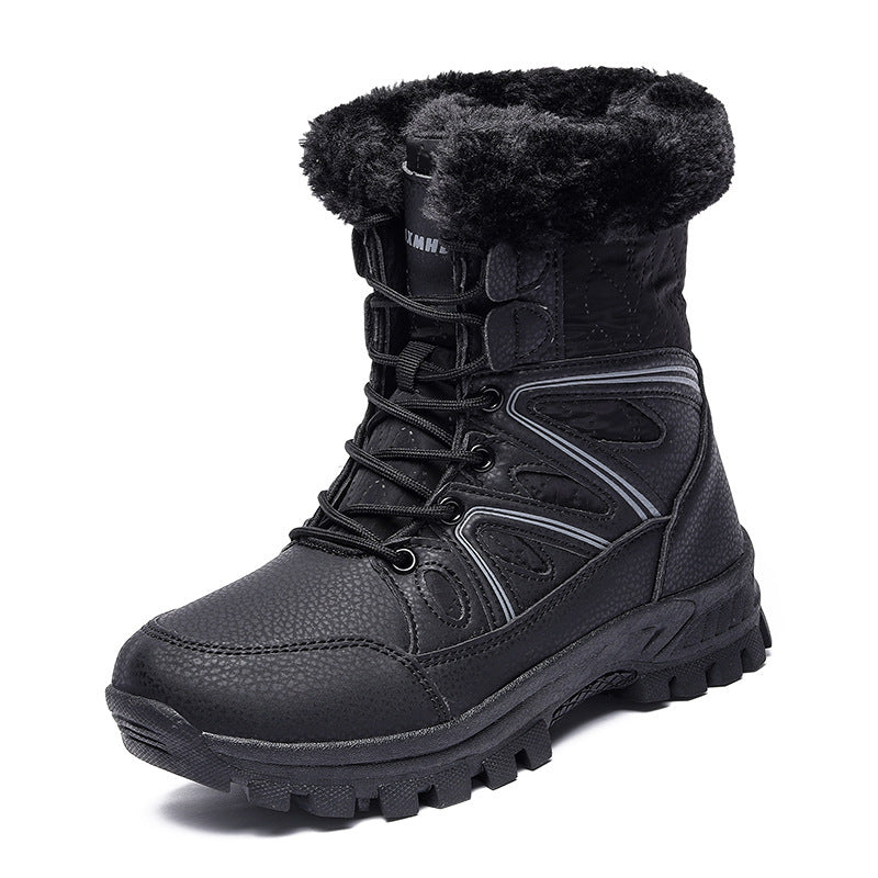 Dame isolerede sneboots med kunstpelsfor Stilla