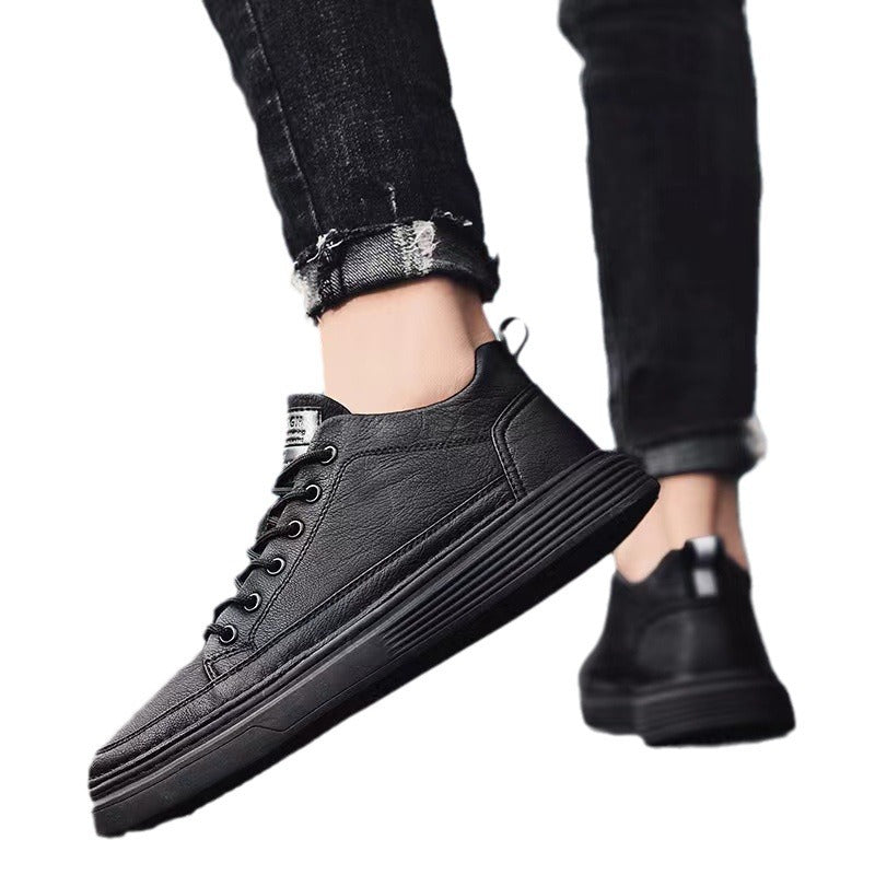 Herre Fritids Læder Ankel Sneakers Stilla
