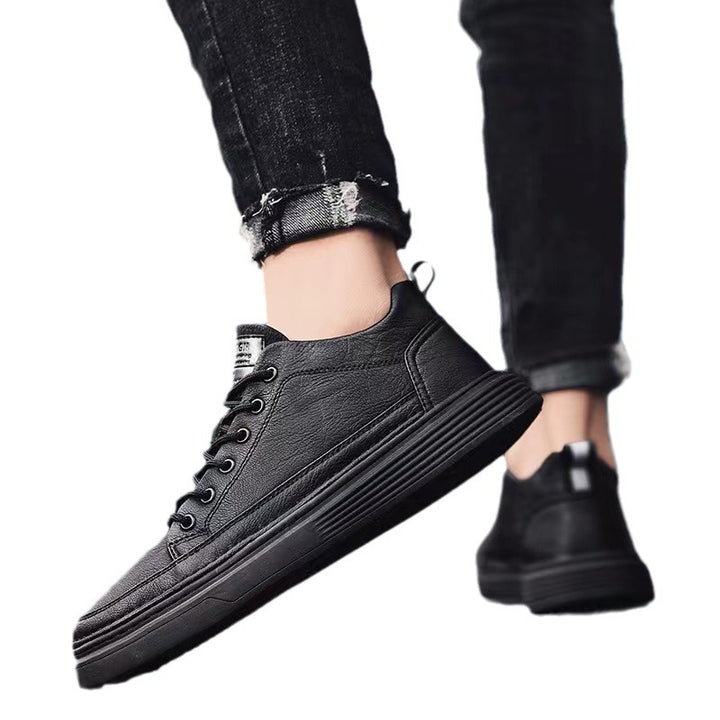 Herre Fritids Læder Ankel Sneakers Stilla