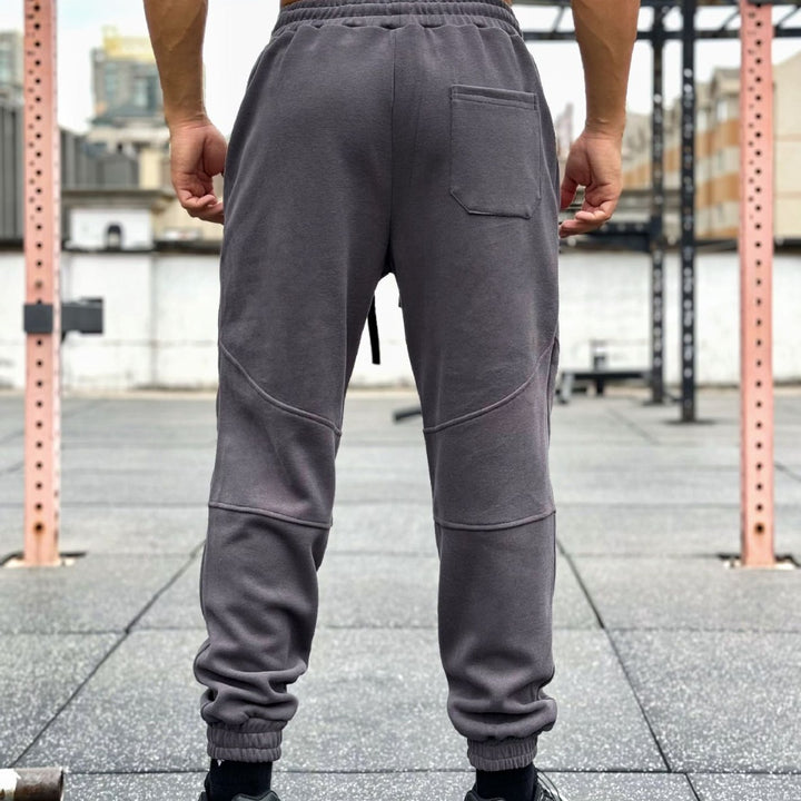 Herrer Sporty Sweatpants med elastisk talje og side lommer Stilla