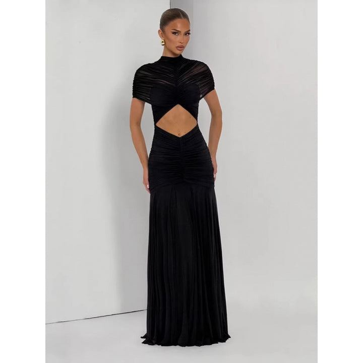 Damen Glamouröses Abendkleid mit figurbetontem Design und Cut-Outs Skovae