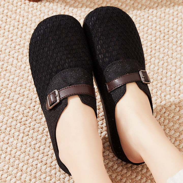 Femme Åndbare Slip-On Fritids Clogs Stilla