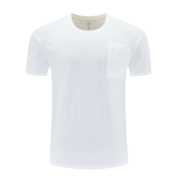 Herren Premium fritids-T-shirt med praktisk brystlomme og åndbart materiale Stilla