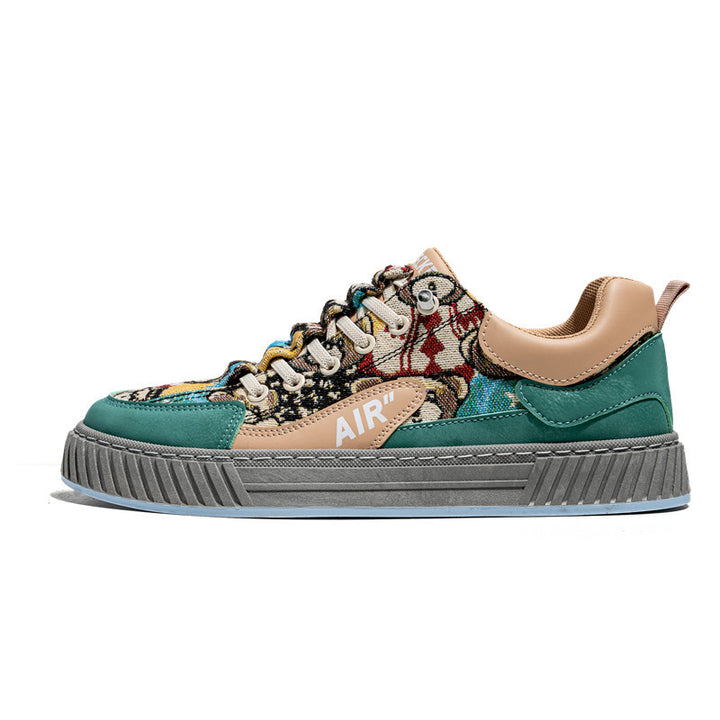 Femme Kunstneriske Mønstrede Lifestyle Sneakers Stilla