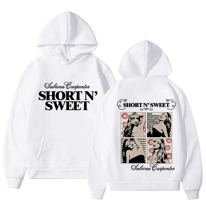 Kvinders hoodie med kreativt tegneserie design og afslappet snit Stilla
